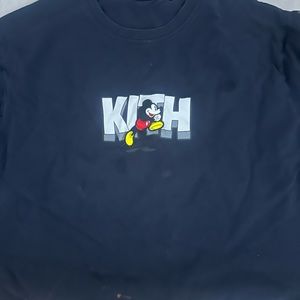 Kith Navy Blue Mickey Mouse Shirt
